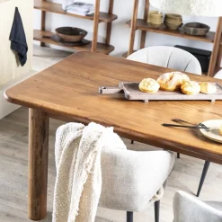 Straluma Acacia houten eettafel met afgeronde hoeken><noscript><img width=