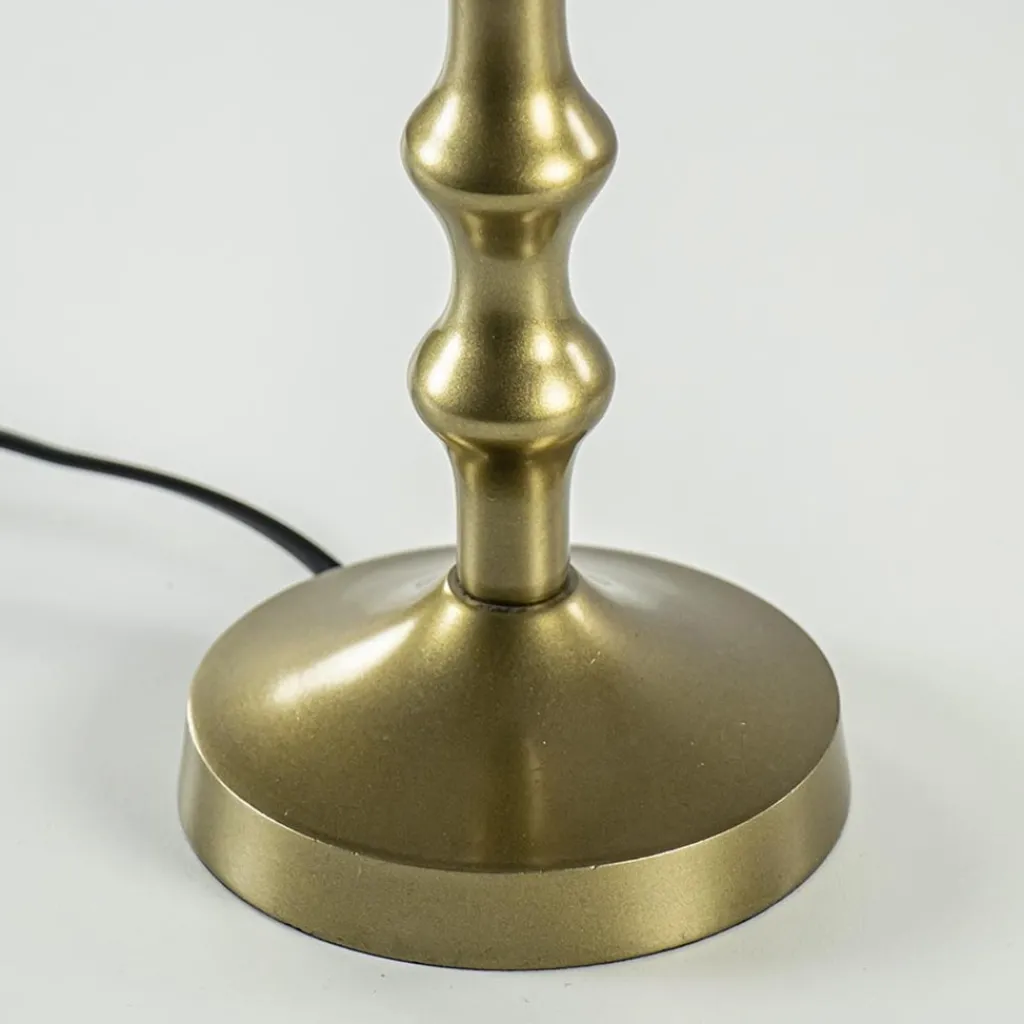 Straluma Antiek bronzen lampvoet Semut exclusief kap> Tafellampen|Lampenvoeten