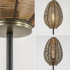 Straluma Antiek bronzen tafellamp Yaelle Light and Living></noscript> Draadlampen|Light and Living