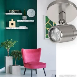Straluma Badkamer spot Rain nikkel verstelbaar><noscript><img width=