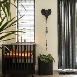 Straluma Botanische wandlamp Elephant mat zwart><noscript><img width=