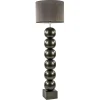 Straluma Brons/bruine vloerlamp inclusief ronde kap 50 cm> Vloerlampen|Schemerlampen