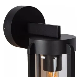 Straluma Buiten wandlamp zwart met helder glas IP65><noscript><img width=