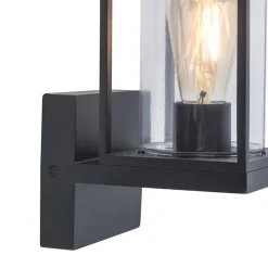 Straluma Buitenlamp Flair lantaarn op voet zwart IP44></noscript> Wandlampen|Buitenlampen
