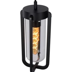 Straluma Buitenlamp hang zwart met glazen kap IP44><noscript><img width=