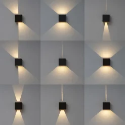 Straluma Buitenlamp kubus zwart verstelbaar IP54><noscript><img width=