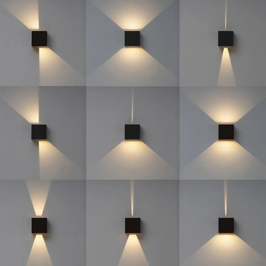 Straluma Buitenlamp kubus zwart verstelbaar IP54> Buitenlampen|Wandlampen