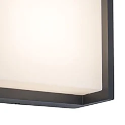 Straluma Buitenlamp LED wand vierkant donker grijs IP54></noscript> Wandlampen|Buitenlampen