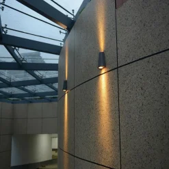 Straluma Buitenlamp Logan zwart 2xgu10 IP54></noscript> Wandlampen|Buitenlampen