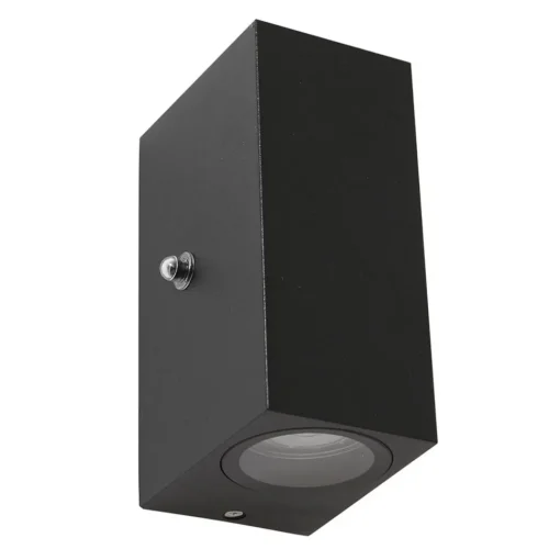 Straluma Buitenlamp Logan zwart+schemersensor IP44> Wandlampen|Buitenlampen
