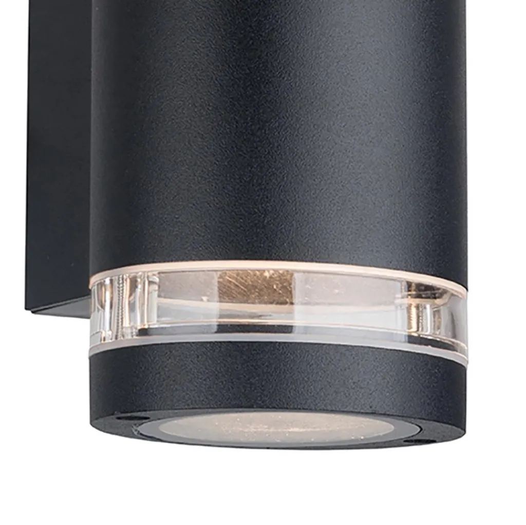 Straluma Buitenlamp Panay zwart+schemersensor> Wandlampen|Buitenlampen