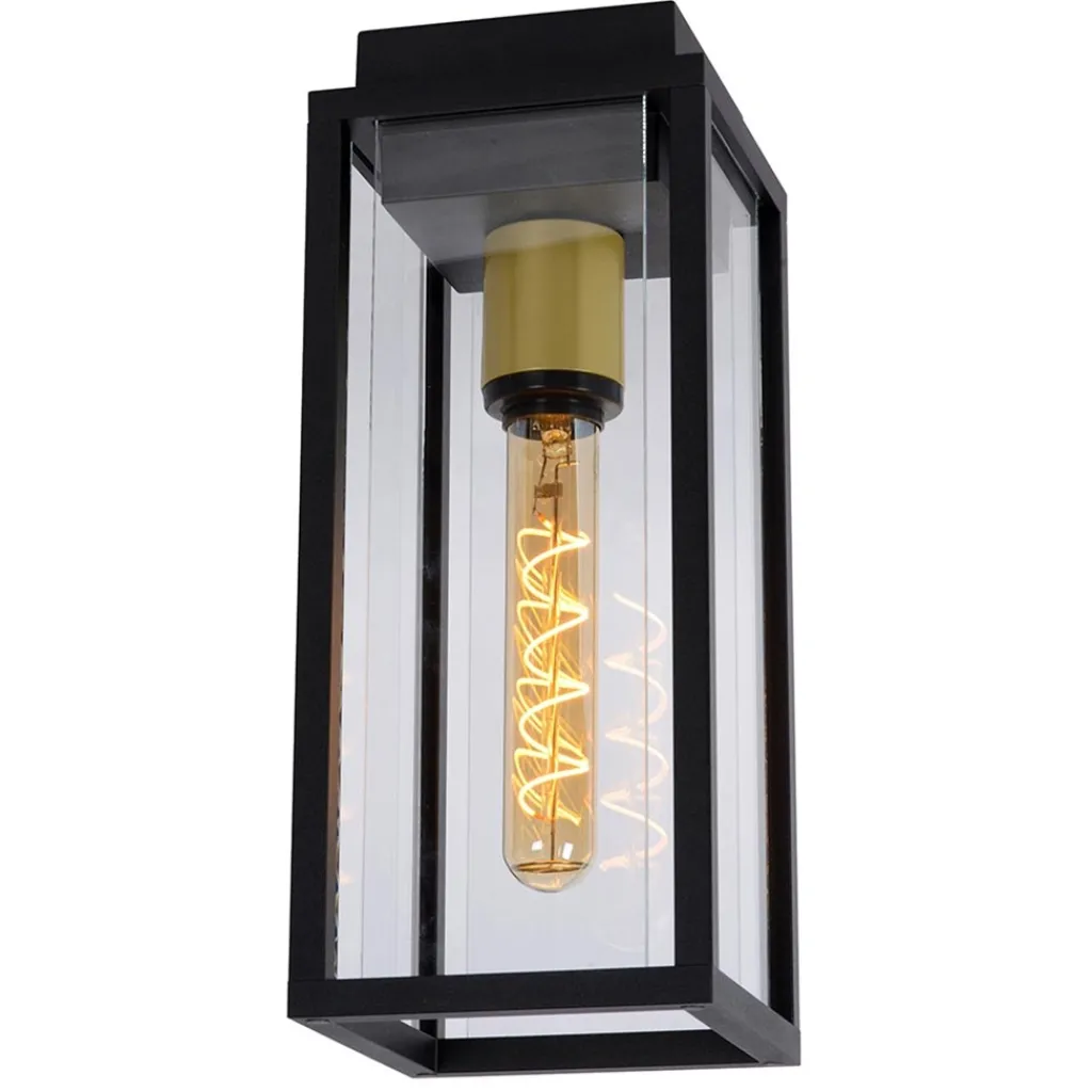 Straluma Buitenlamp plafond zwart met goud IP54> Buitenlampen