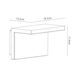 Straluma Buitenlamp Ruka antraciet/hout IP65><noscript><img width=