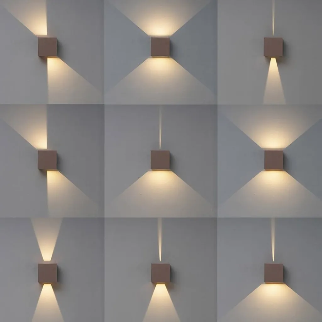 Straluma Buitenlamp wand bruin up+down IP54> Wandlampen|Buitenlampen