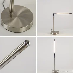 Straluma Burolamp Ugello nikkel met pushdimmer><noscript><img width=
