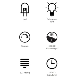 Straluma Calex Colors Elegance Avesta zwart dimbaar><noscript><img width=