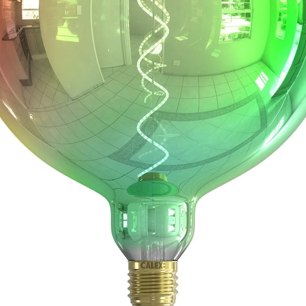 Straluma Calex Kalmar Color metallic globe 4W E27> Calex|Retro Verlichting