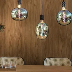 Straluma Calex Kalmar Color metallic globe 4W E27></noscript> Calex|Retro Verlichting