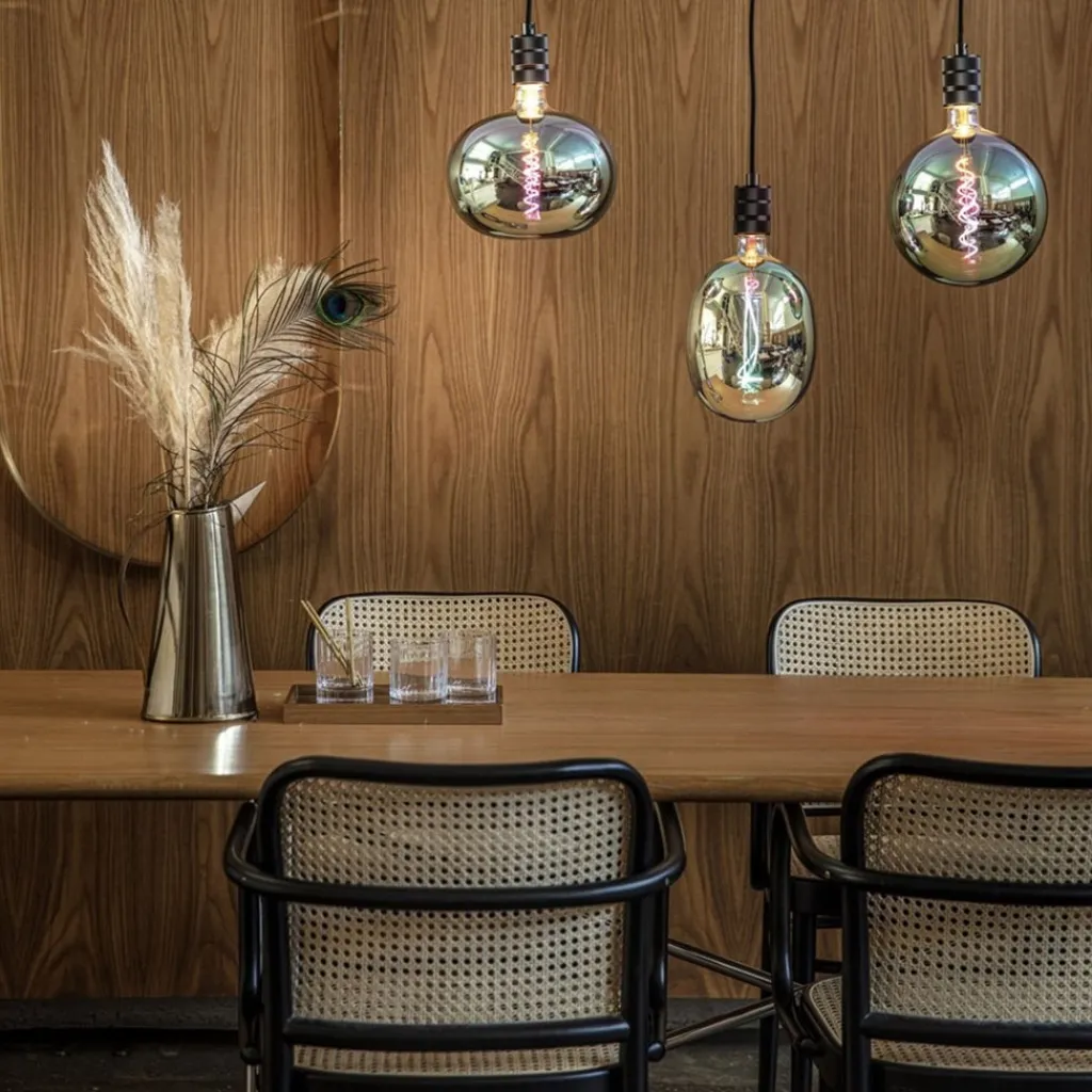 Straluma Calex Kalmar Color metallic globe 4W E27> Calex|Retro Verlichting