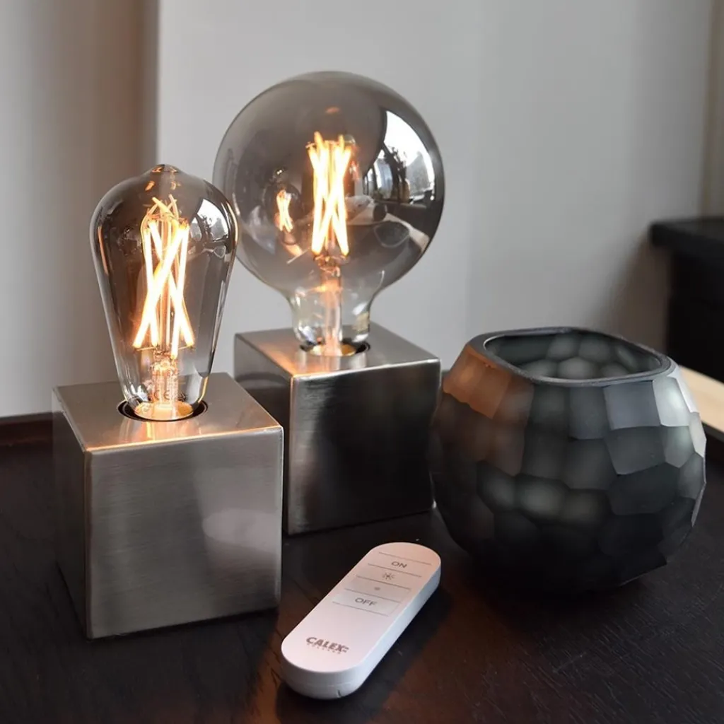 Straluma Calex Smart Home E27 Globe LED filament smoke G125> Smart lampen|Calex
