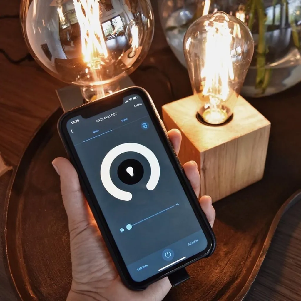 Straluma Calex Smart Home E27 Globe LED filament goud G125> Smart lampen|Calex