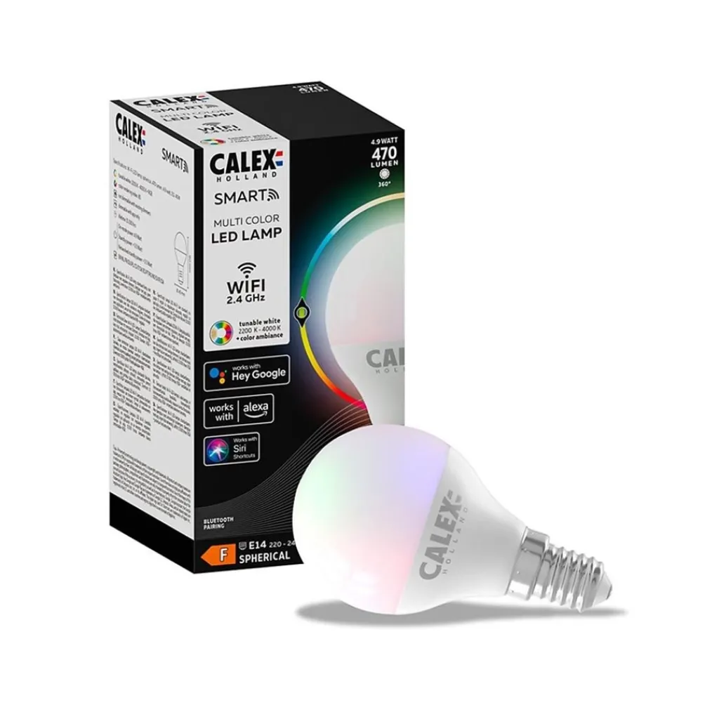 Straluma Calex Smart LED Ball-lamp P45 E14> Smart lampen|Calex
