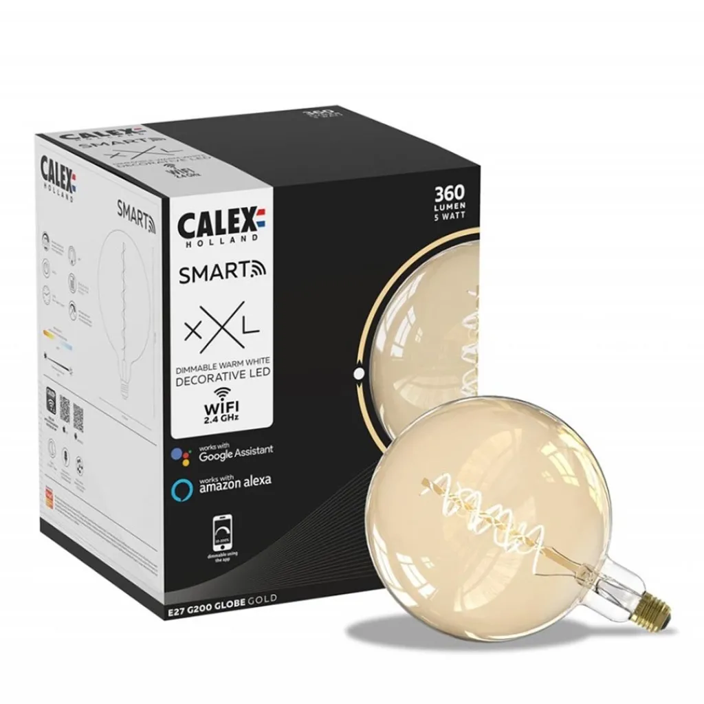 Straluma Calex Smart LED Globe G200 Gold> Smart lampen|Calex
