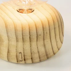 Straluma Calex tafellamp Wood FSC rond><noscript><img width=