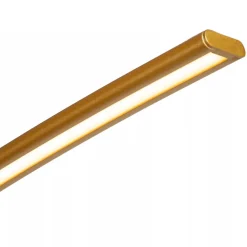 Straluma Chique LED vloerlamp goud met zwart marmer><noscript><img width=