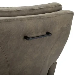 Straluma Comfortabele armstoel olijf groen met wieltjes en handgreep><noscript><img width=