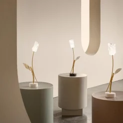Straluma Decoratieve LED tafellamp Tullip zwart/goud dimbaar><noscript><img width=