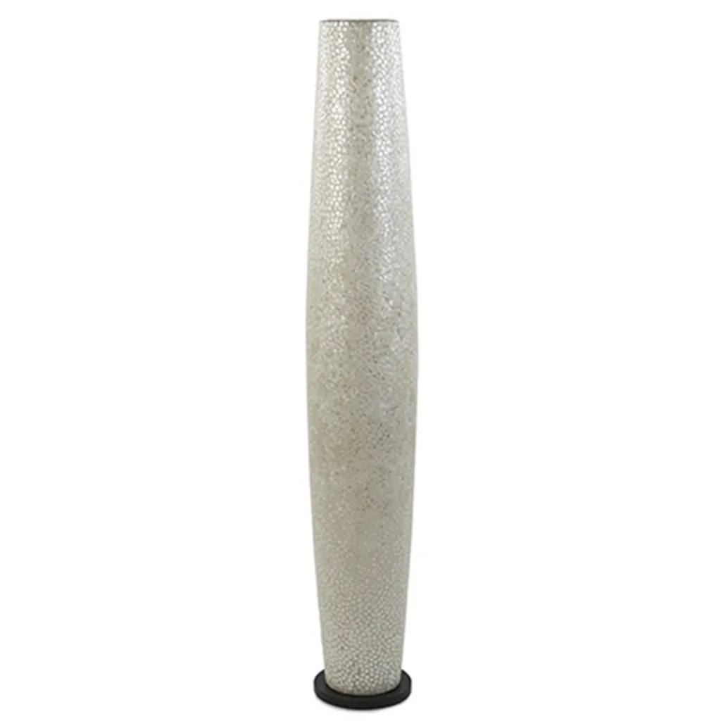 Straluma Decoratieve schelpen vloerlamp zuil> Schelpenlampen|Decoratieve Verlichting