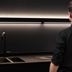 Straluma Design LED wandlamp zwart met Gesture Control 90 cm><noscript><img width=