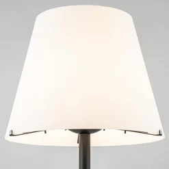 Straluma Design tafellamp mat zwart met witte glazen kap><noscript><img width=