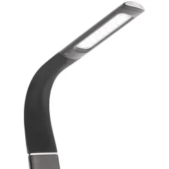 Straluma Design tafellamp zwart met klok en dimbaar LED><noscript><img width=