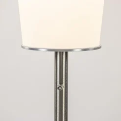 Straluma Design vloerlamp cilinder opaal glas met dimbaar LED><noscript><img width=