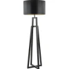 Straluma Design vloerlamp mat zwart frame exclusief kap> Vloerlampen|Lampenvoeten