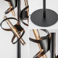 Straluma Design vloerlamp mat zwart metaal inclusief LED><noscript><img width=