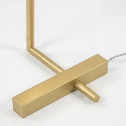 Straluma Dimbare LED vloerlamp met verstelbare kap goud><noscript><img width=