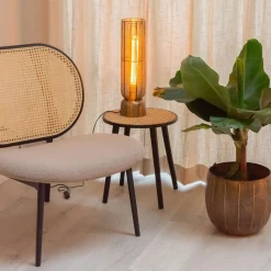 Straluma Draad tafellamp Lezuza antiek brons L&L><noscript><img width=