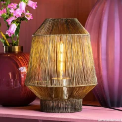 Straluma Draad tafellamp Vitora antiek brons><noscript><img width=