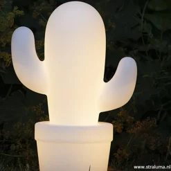 Straluma Draadloze LED tafellamp cactus wit><noscript><img width=