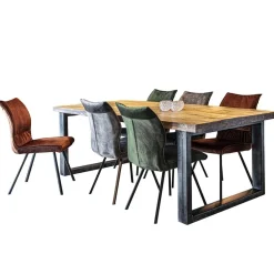 Straluma Eetkamerstoel velvet groen met zwart><noscript><img width=