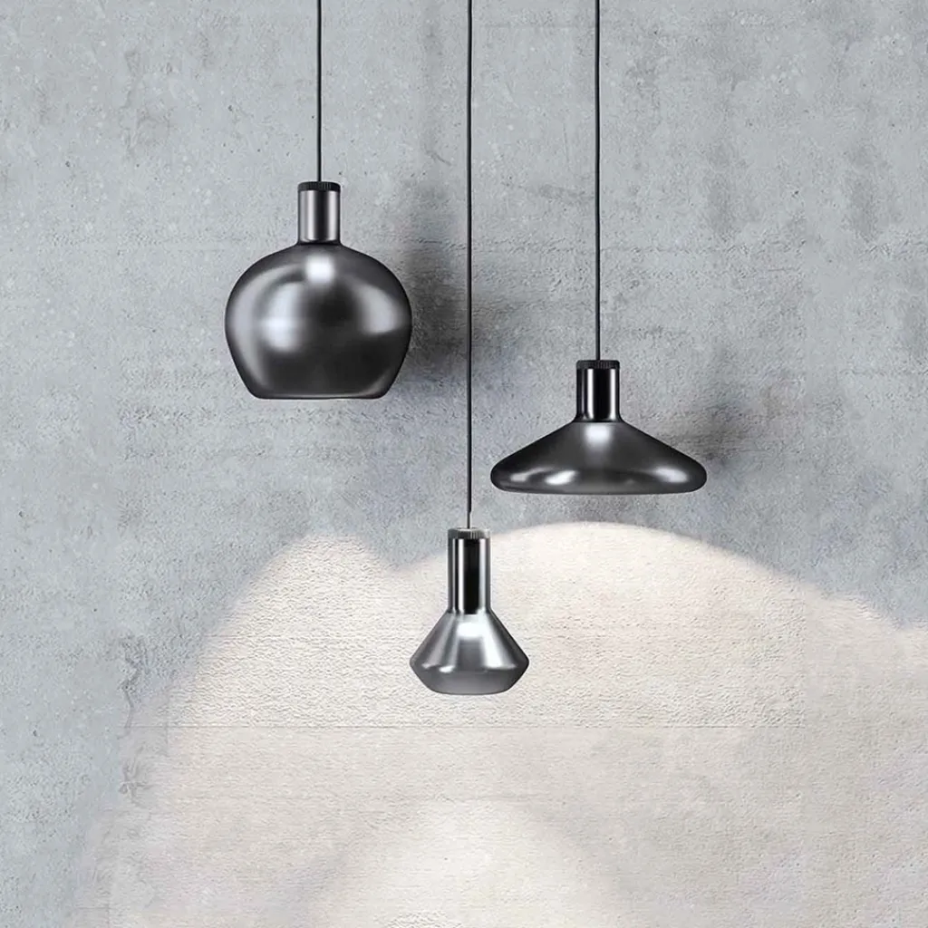 Straluma Flask B hanglamp 28cm metallic black> Pendel Lampen|Keukenverlichting