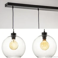 Straluma Glazen 3-lichts hanglamp eettafel clear><noscript><img width=