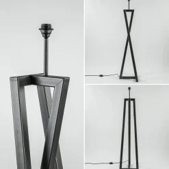 Straluma Grote design vloerlamp Calitri staal exclusief kap><noscript><img width=