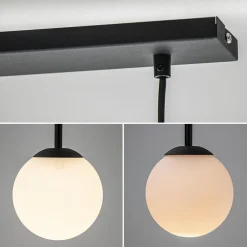 Straluma Grote hanglamp bogen met wit glas><noscript><img width=