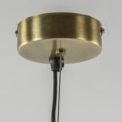 Straluma Grote hanglamp Finou antiek brons met zwart><noscript><img width=