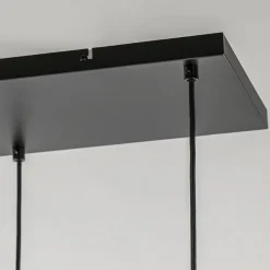 Straluma Grote hanglamp Lekar 5-lichts antiek brons met smoke glas><noscript><img width=