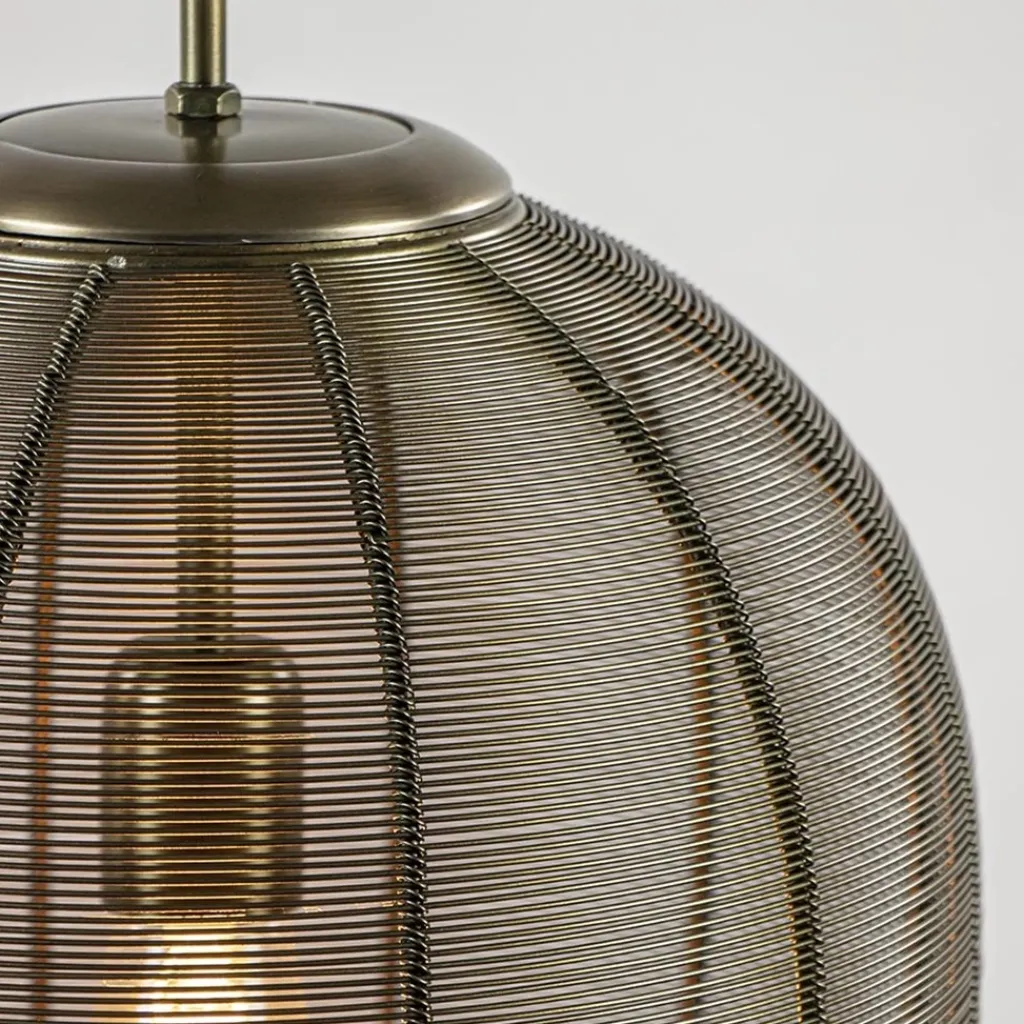 Straluma Grote hanglamp Yaelle antiek brons Light and Living> Hanglampen|Draadlampen